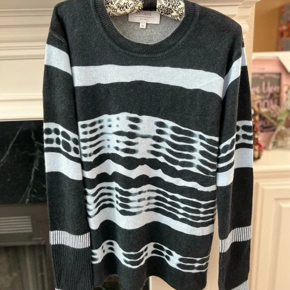 La Ligne Tie-dyed Cashmere Sweater - Blue - Picture 3 of 3